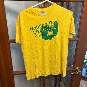Vintage T-shirt, Nothing tips like cows, Medium